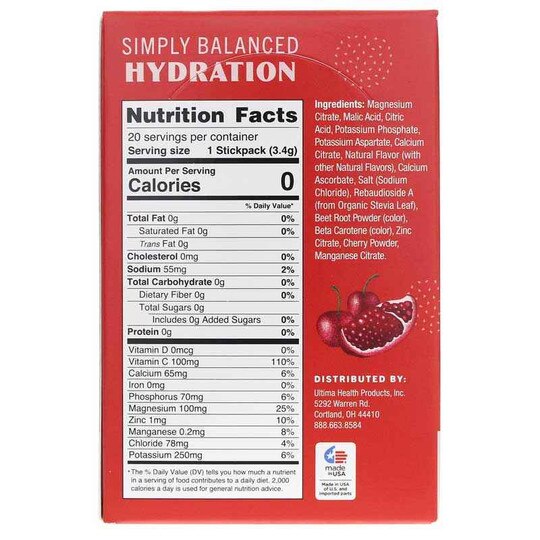 Ultima Replenisher Electrolyte Drink Mix Packets, ULTR